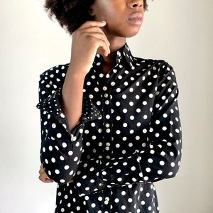 Banana Republic Black Button-down